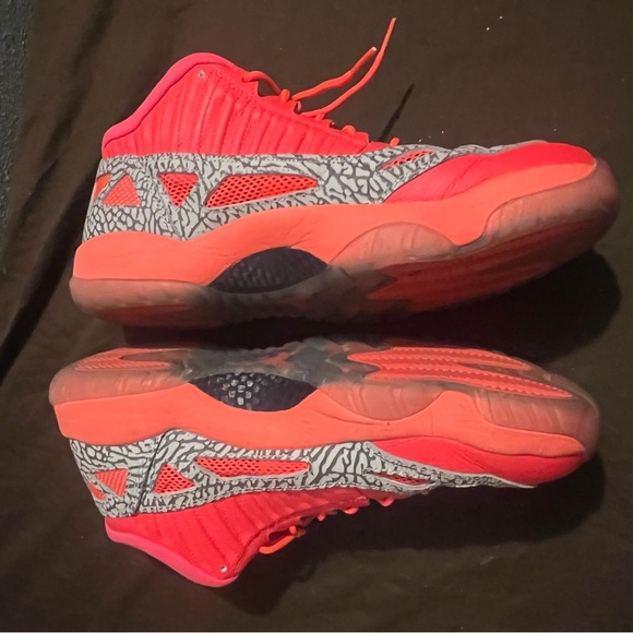 Retro 11 Low Crimson Flash Air Jordan Nike - Picture 5 of 11